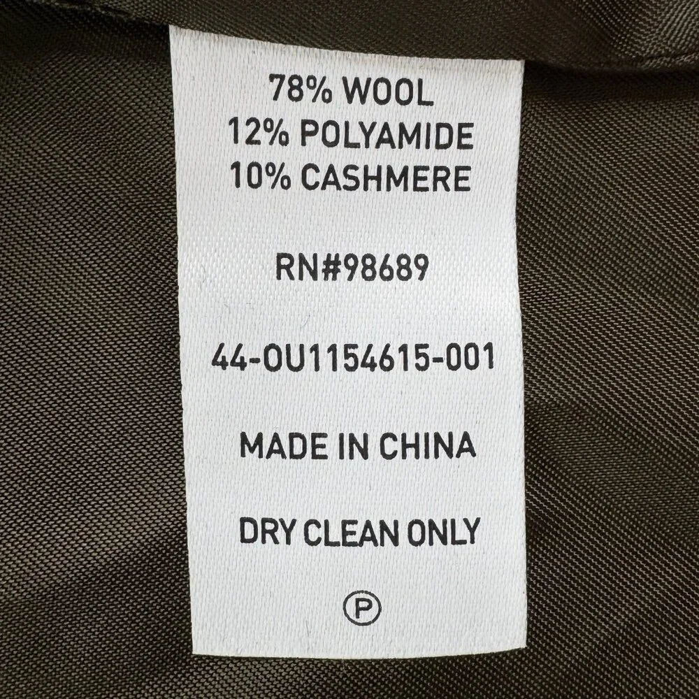 Todd Snyder Italian Wool Cashmere Cafe Jacket Men's XL Black Quiet Luxury $698 - Picture 10 of 14